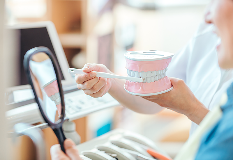 ブラッシング指導