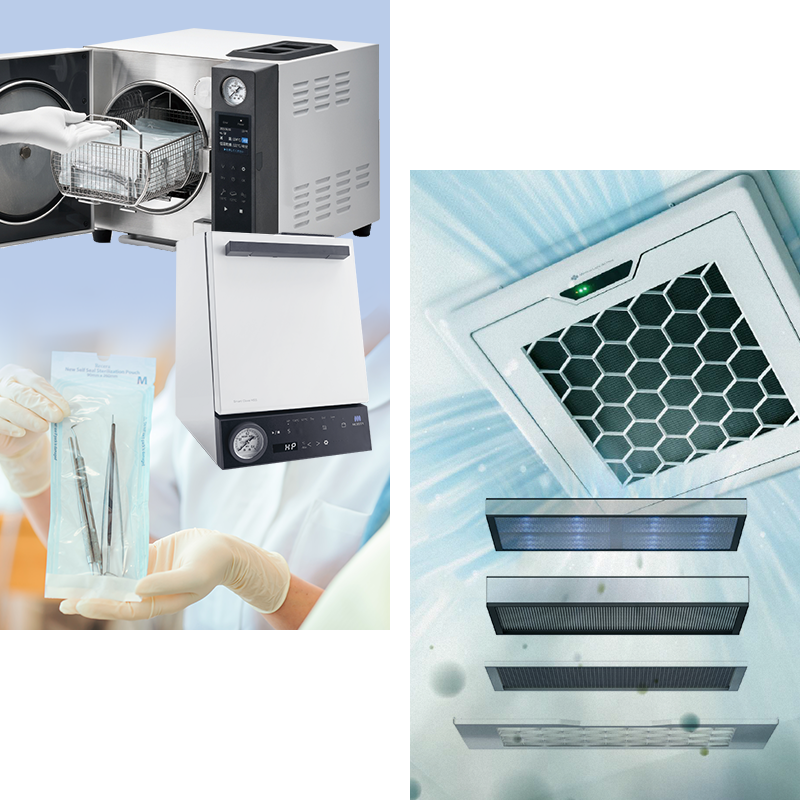 高圧蒸気滅菌器・口腔外バキューム